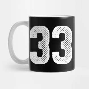 Rough Number 33 Mug